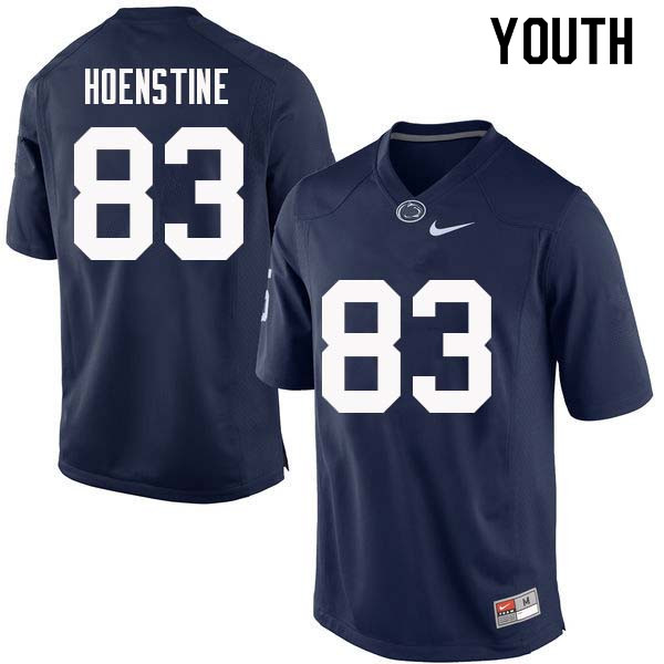 Youth #83 Alex Hoenstine Penn State Nittany Lions College Football Jerseys Sale-Navy